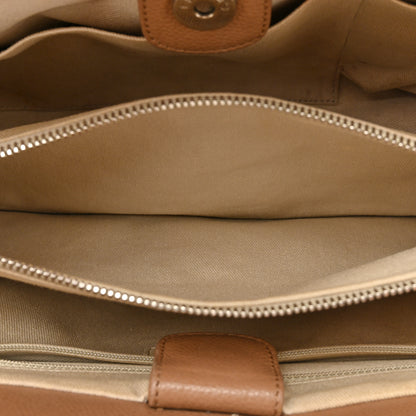 Chanel Caviar Medium Soft CC Top Handle Tote Dark Beige 6 of 29