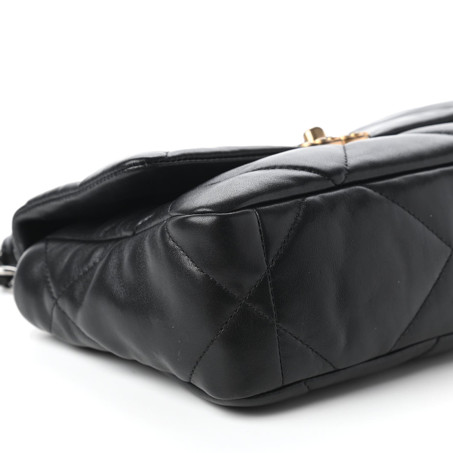 Chanel Lambskin Quilted Medium Chanel 19 Flap Black 6 of 11