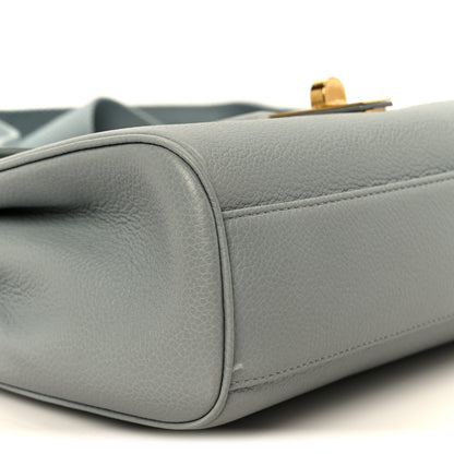 Celine Grained Calfskin Teen Soft 16 Shoulder Bag Ice Blue 10 of 12
