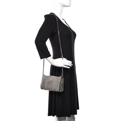 Stella McCartney Shaggy Deer Falabella Crossbody Bag Light Grey 2 of 10