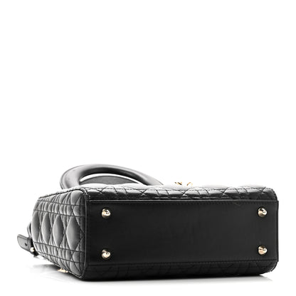 Christian Dior Lambskin Cannage Small My ABCDior Lady Dior Black 4 of 11