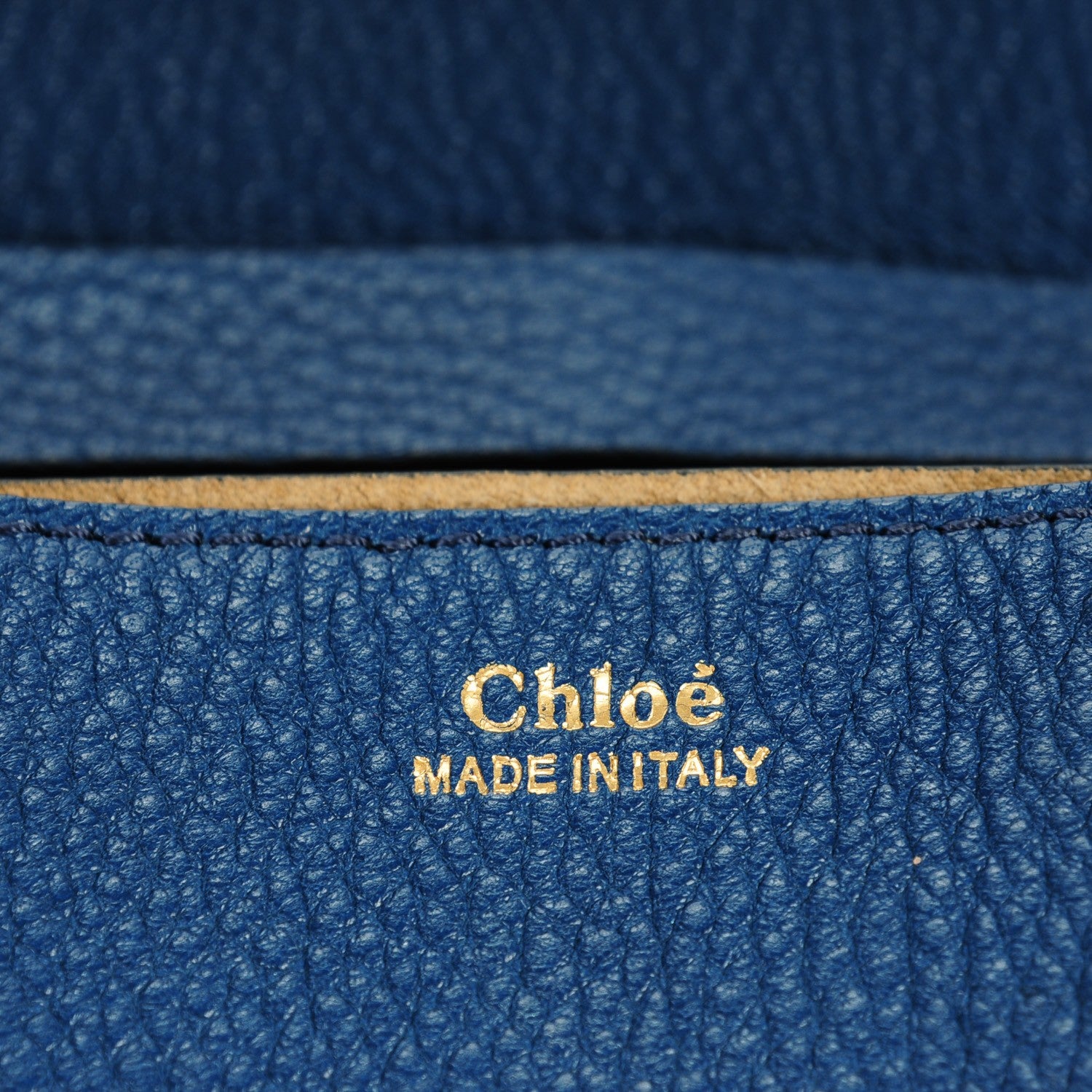 Chloe Grained Lambskin Mini Drew Shoulder Bag Factory Blue 6 of 7