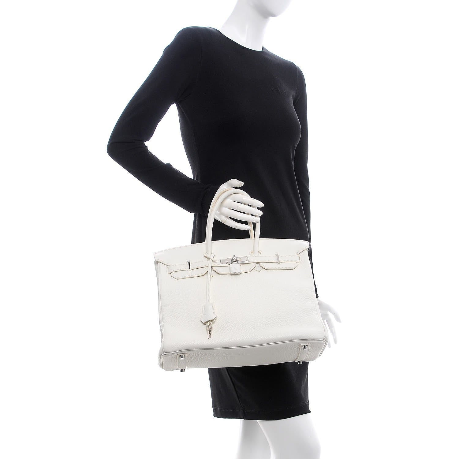 Hermes Togo Birkin 35 White 2 of 30