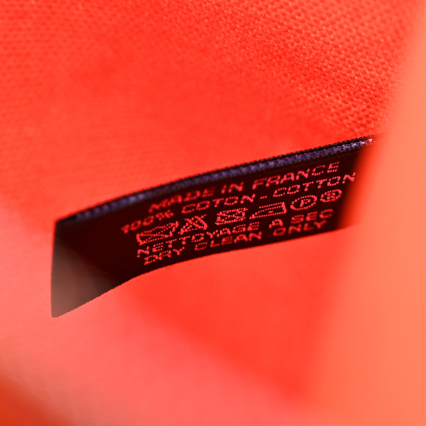 Toile Flat Yachting Pouch Orange
