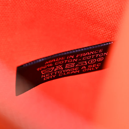 Hermes Toile Flat Yachting Pouch Orange 7 of 7