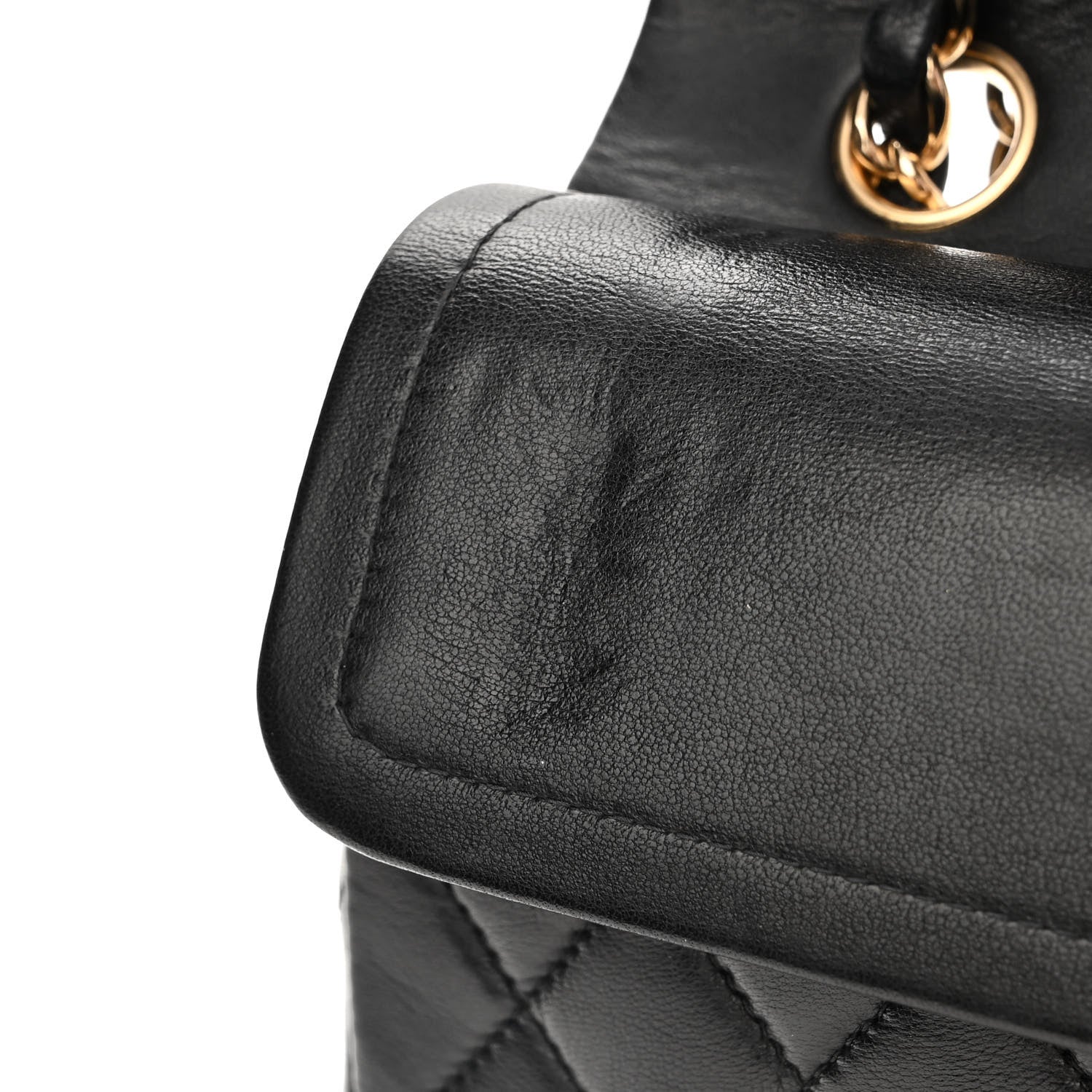 Chanel Lambskin Quilted Small Double Flap Black 11 of 12