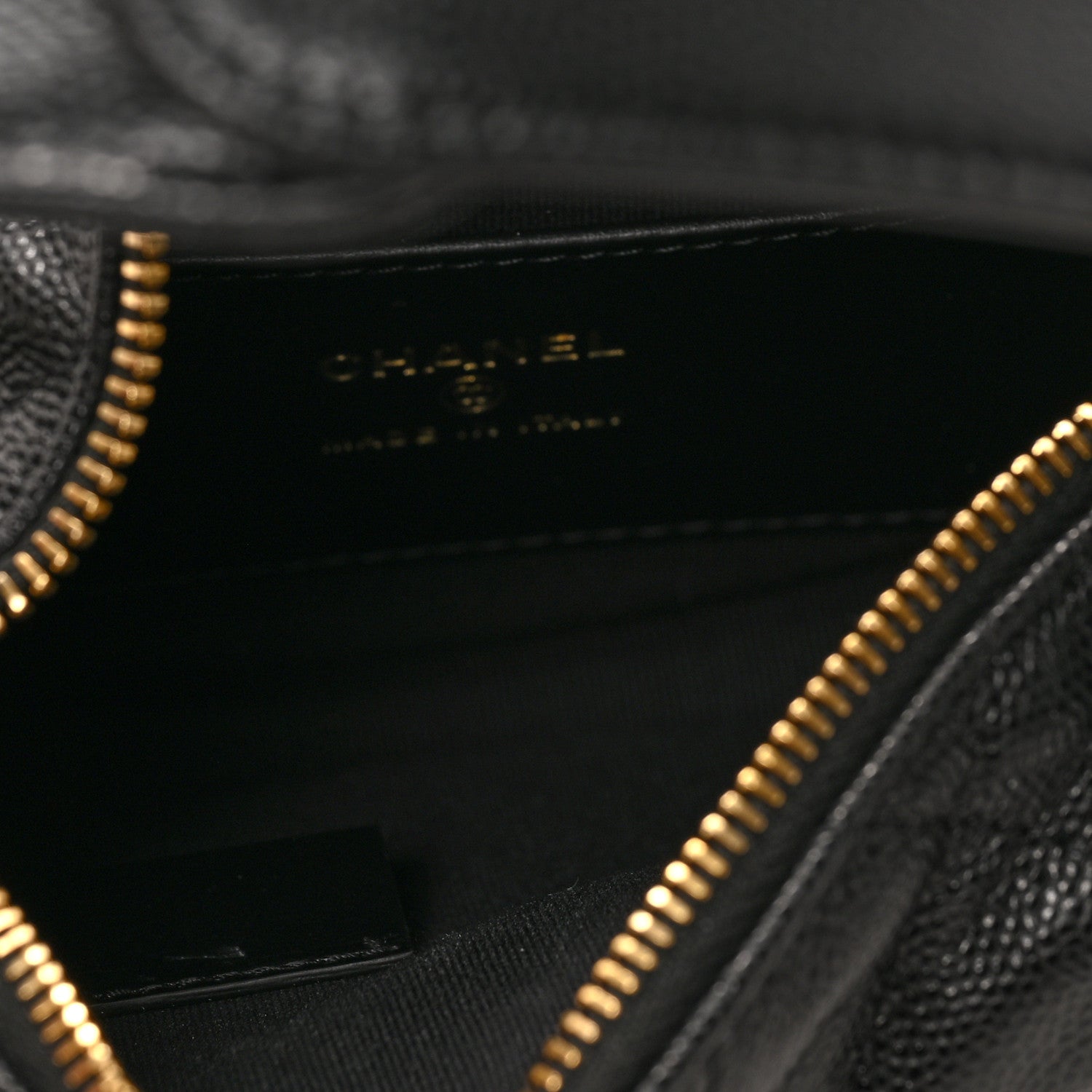 Chanel Caviar Quilted Polly Pocket Pouch Hobo Black 5 of 9