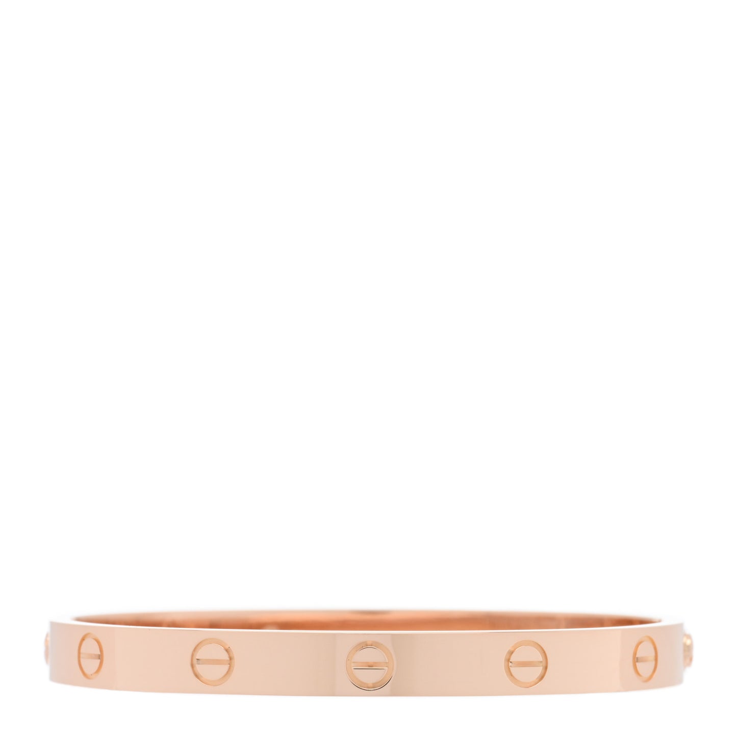 18K Pink Gold LOVE Bracelet 17