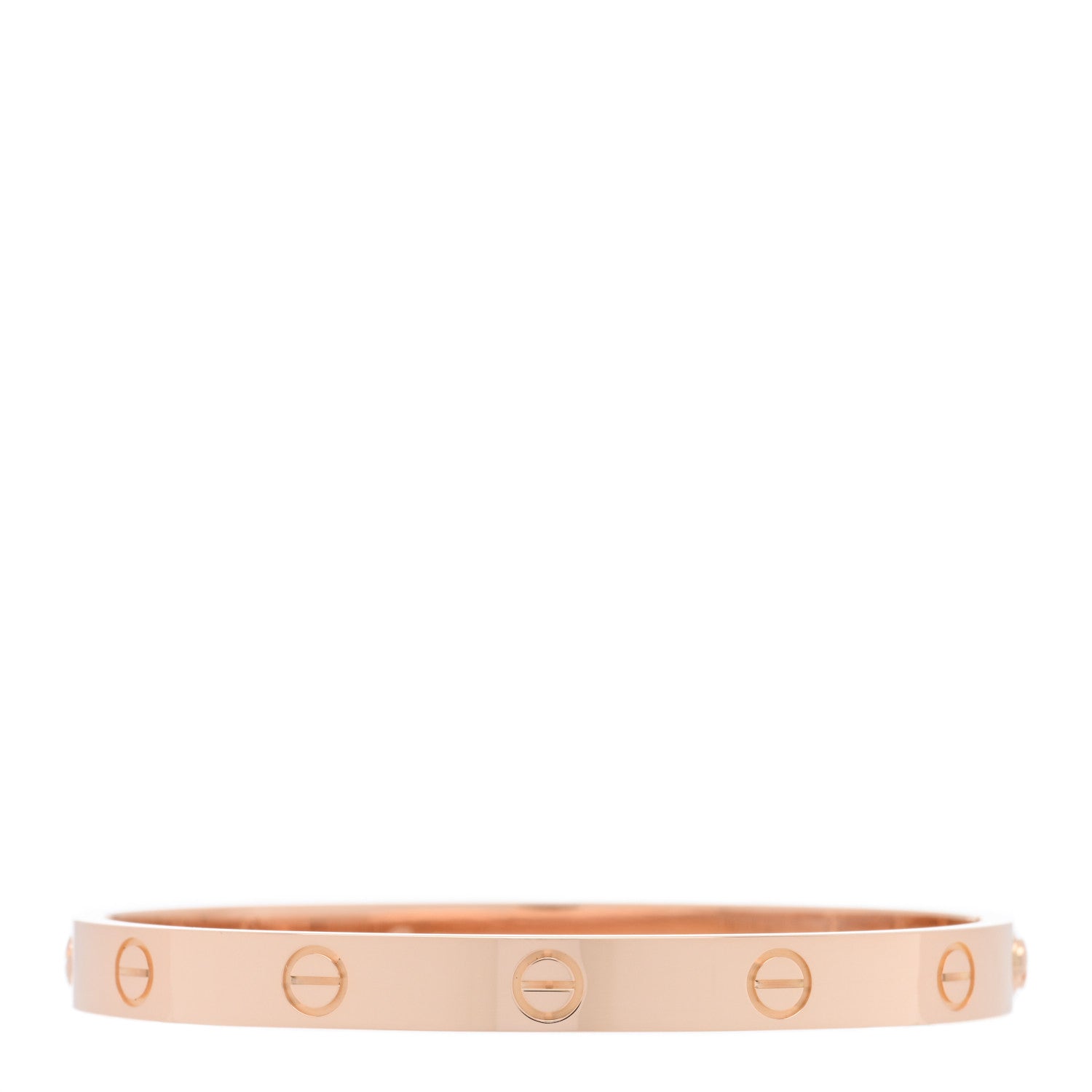 Cartier 18K Pink Gold LOVE Bracelet 17 1 of 5