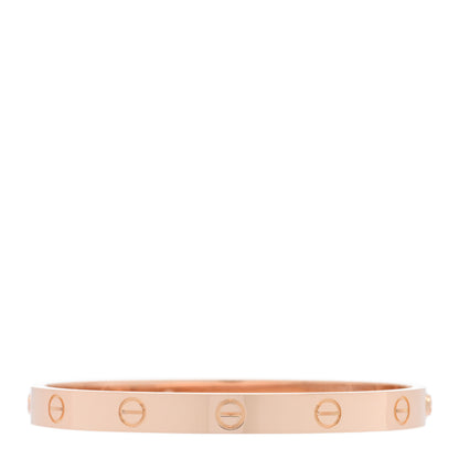 Cartier 18K Pink Gold LOVE Bracelet 17 1 of 5