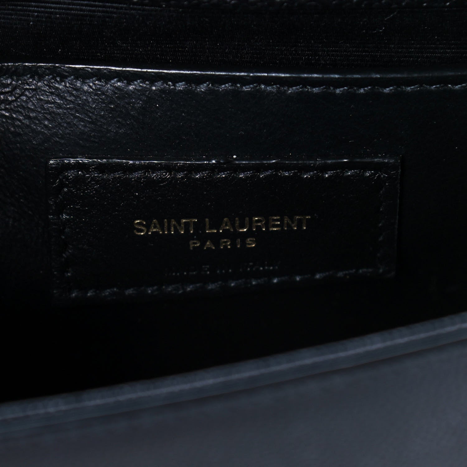 Saint Laurent Grain De Poudre Small Monogram Kate Satchel Black 7 of 11