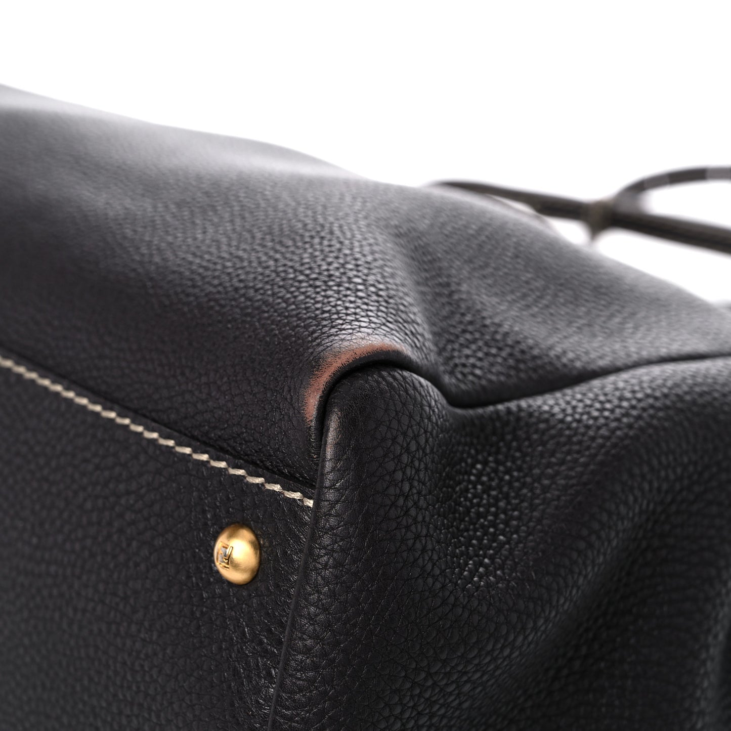 Cuoio Romano Selleria Large Peekaboo Iconic Satchel Moro
