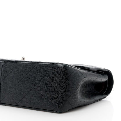 Chanel Caviar Quilted Jumbo Double Flap Black 11 of 15