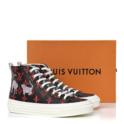 Louis Vuitton Catogram Stellar Sneaker Boots 38 Marron 12 of 12
