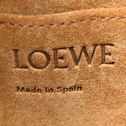 Loewe Grained Calfskin Small Gate Crossbody Bag Steel Blue 6 of 10