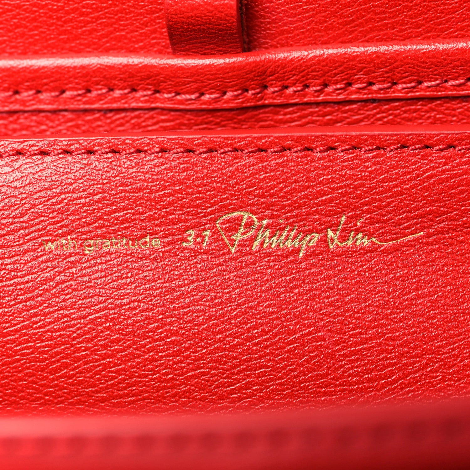 3.1 Phillip Lim Calfskin Mini Pashli Saddle Belt Bag Red 6 of 9