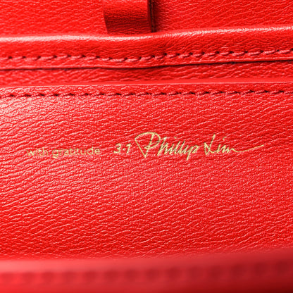 3.1 Phillip Lim Calfskin Mini Pashli Saddle Belt Bag Red 6 of 9