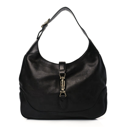 Gucci Calfskin Medium New Jackie Shoulder Bag Black 1 of 11
