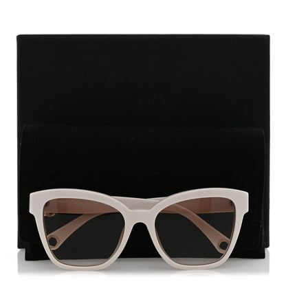 Chanel Acetate Chain Square Sunglasses 5487-A White 9 of 9