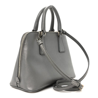 Prada Saffiano Lux Small Promenade Tote Marmo 2 of 9