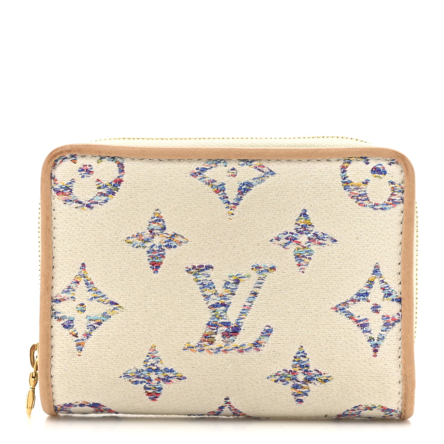 Louis Vuitton Monogram Jacquard Lou Wallet White 1 of 14