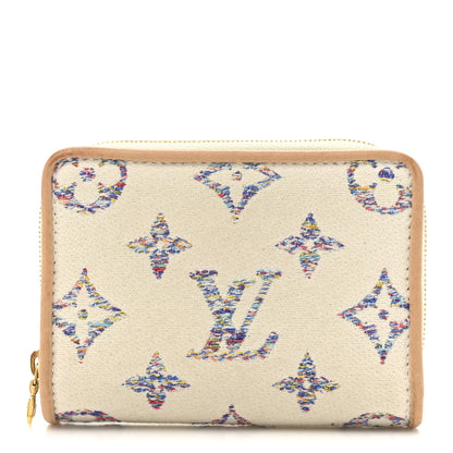 Louis Vuitton Monogram Jacquard Lou Wallet White 1 of 14