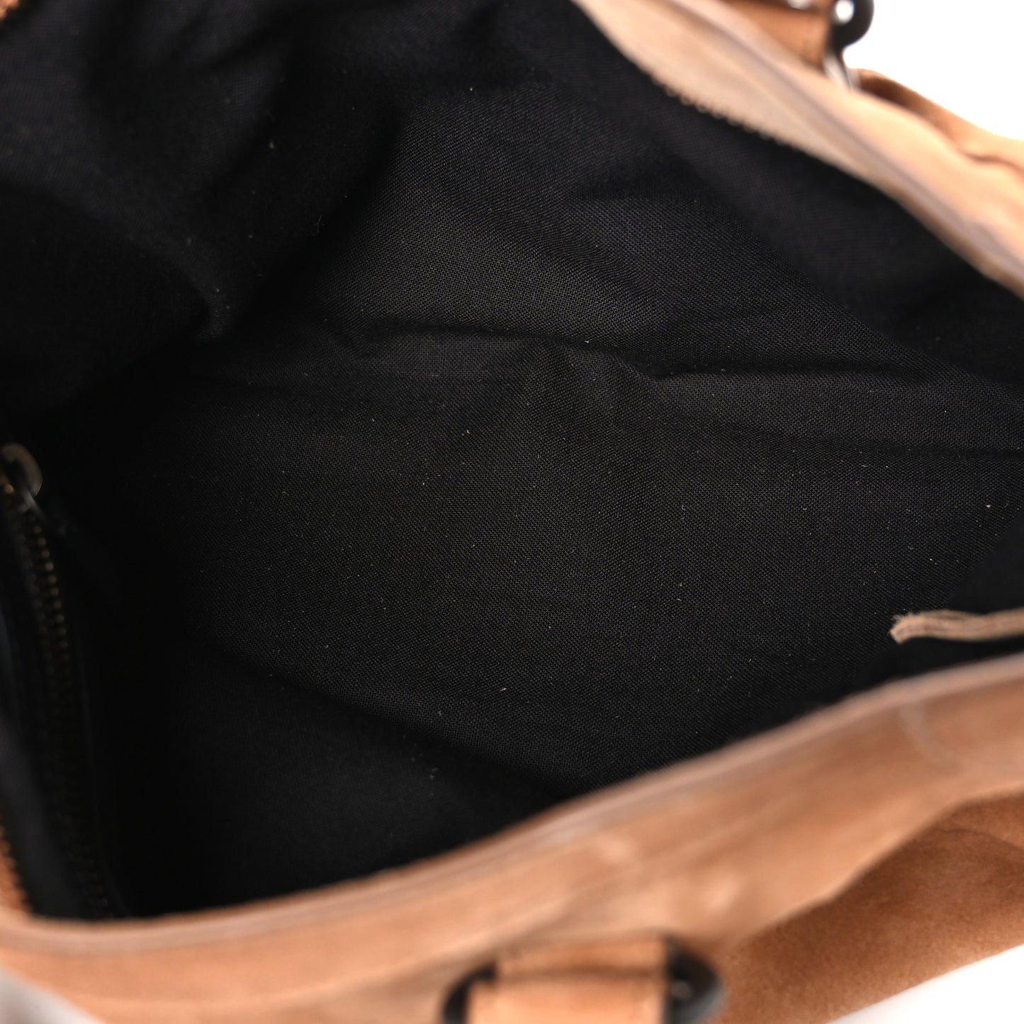 Waxed Suede Calfskin Classic Hardware Small Le City Camel Camel