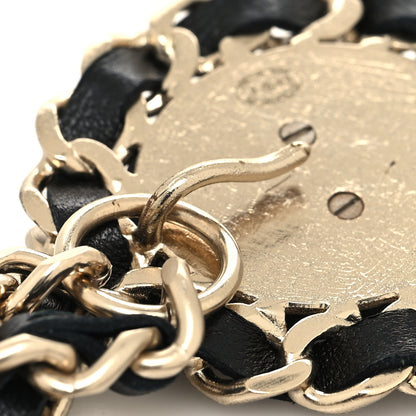 Chanel Lambskin Chain CC Fancy Belt Black Gold 3 of 4