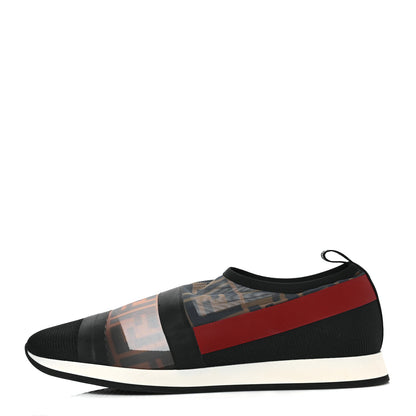 Fendi Technical Mesh FF Sneakers 39 Tobacco Red 1 of 8