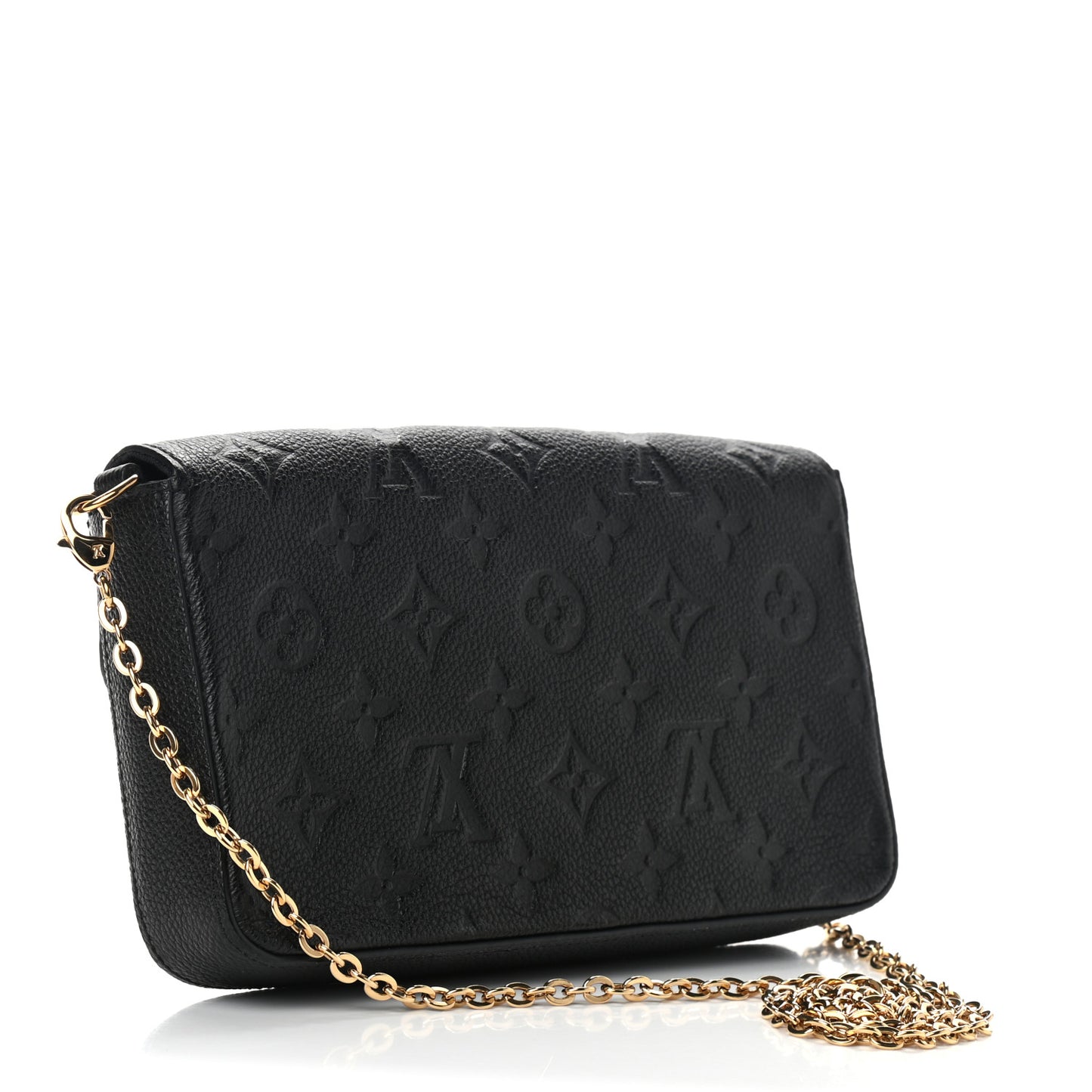 Empreinte Pochette Felicie Chain Wallet Black