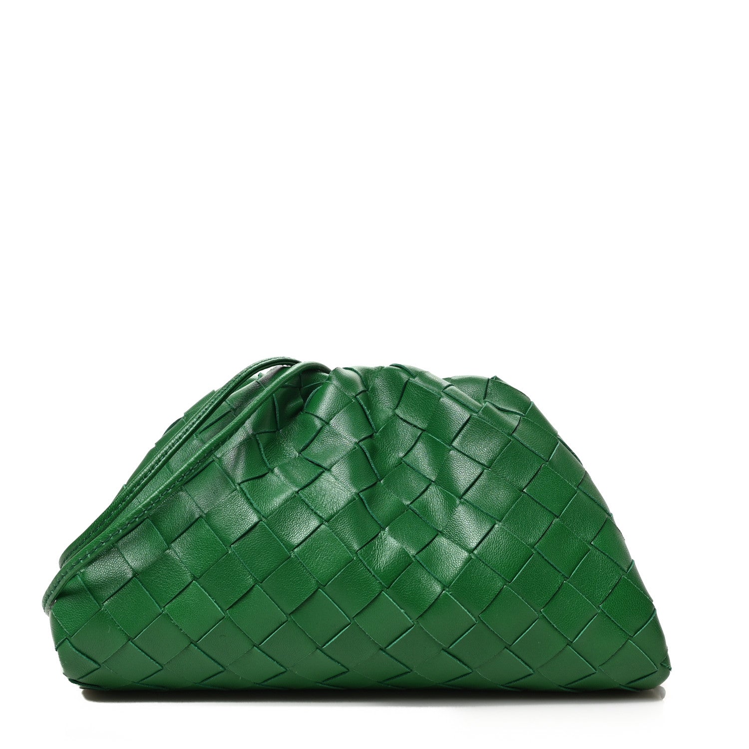Bottega Veneta Nappa Intrecciato The Mini Pouch Racing Green 1 of 8