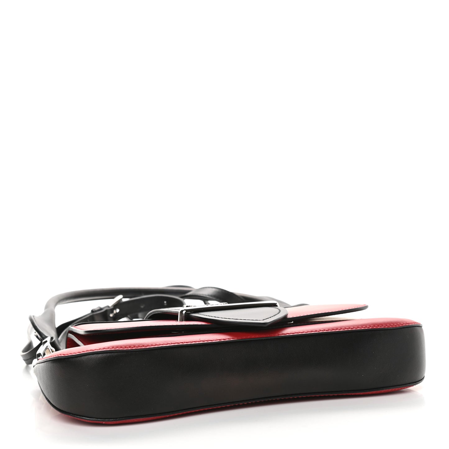 City Calfskin Sidonie Shoulder Bag Rosso Black