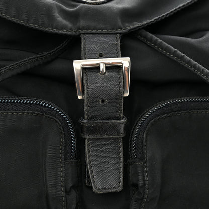 Prada Tessuto Nylon Saffiano Small Backpack Black 15 of 15