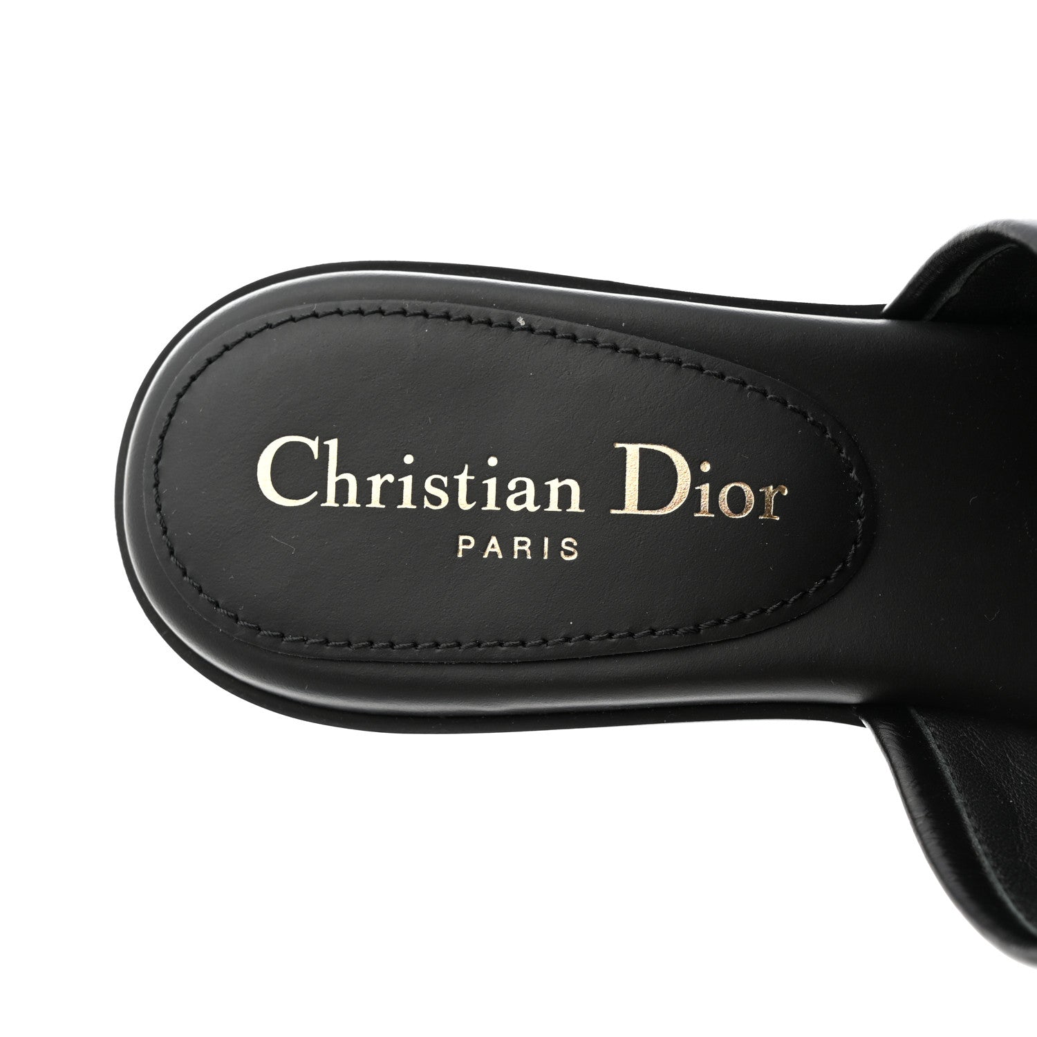 Christian Dior Calfskin Cannage Quilted Dio(r)evolution 80mm Slide Sandals 38 Black 7 of 8