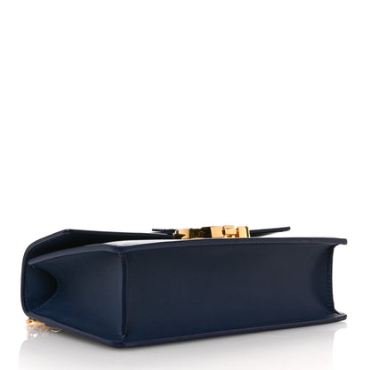 Christian Dior Calfskin 30 Montaigne East West Chain Flap Bag Blue 4 of 10