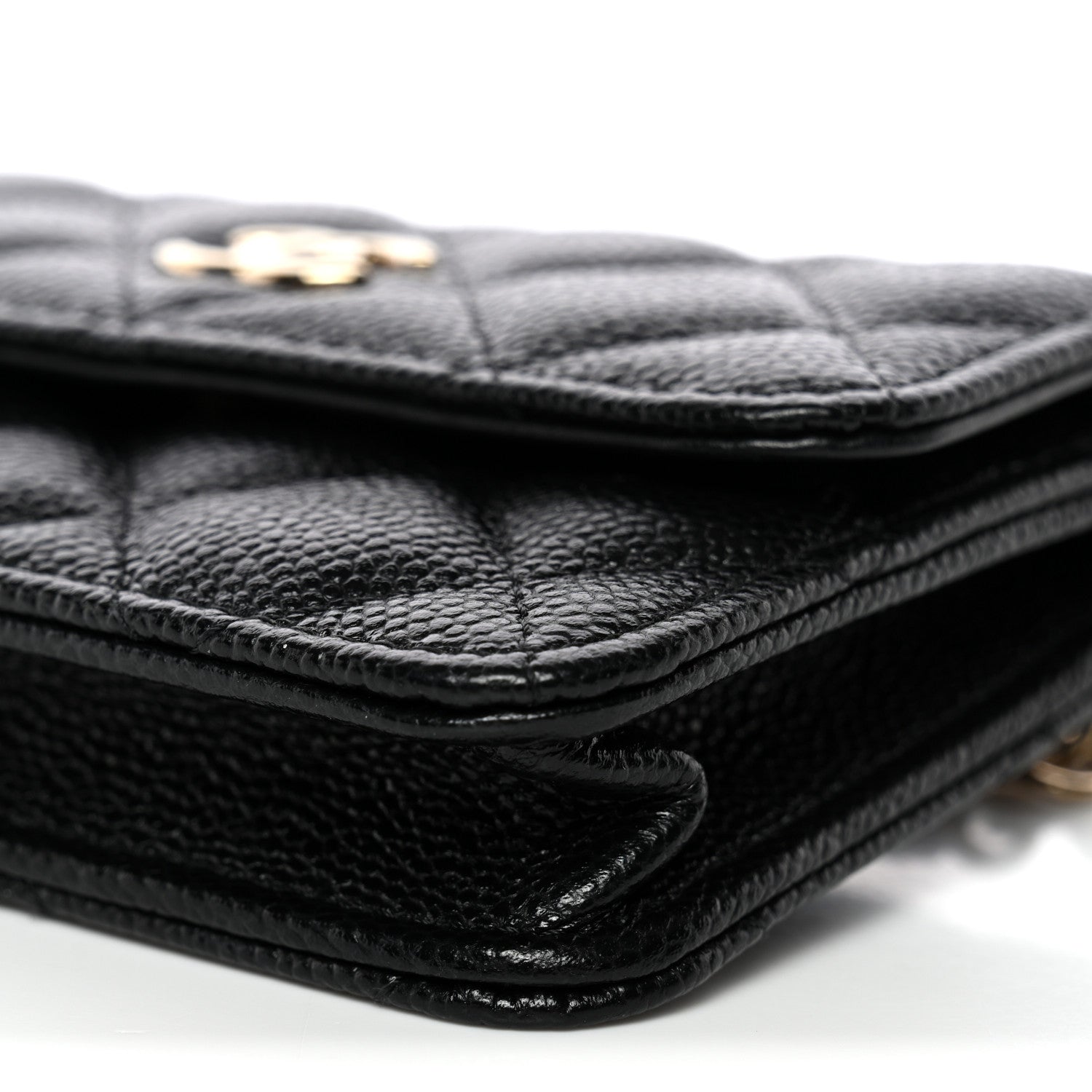 Chanel Caviar Quilted Bow Belt Bag Black 11 of 12