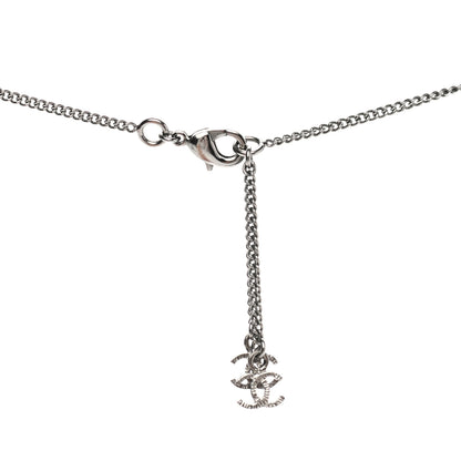 Chanel Ruthenium Pearl CC Drop Necklace 6 of 8