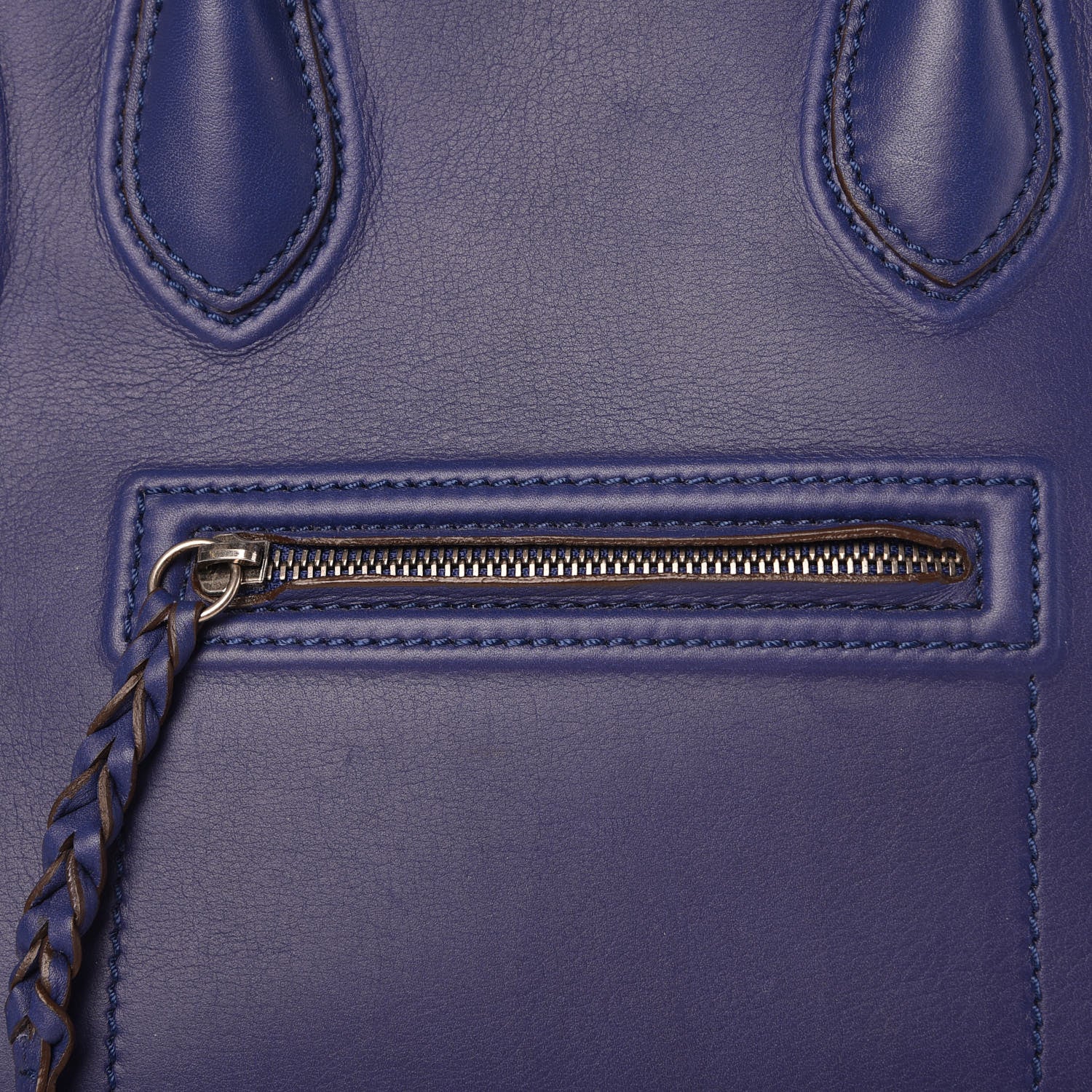 Celine Supple Calfskin Medium Phantom Luggage Indigo 11 of 19
