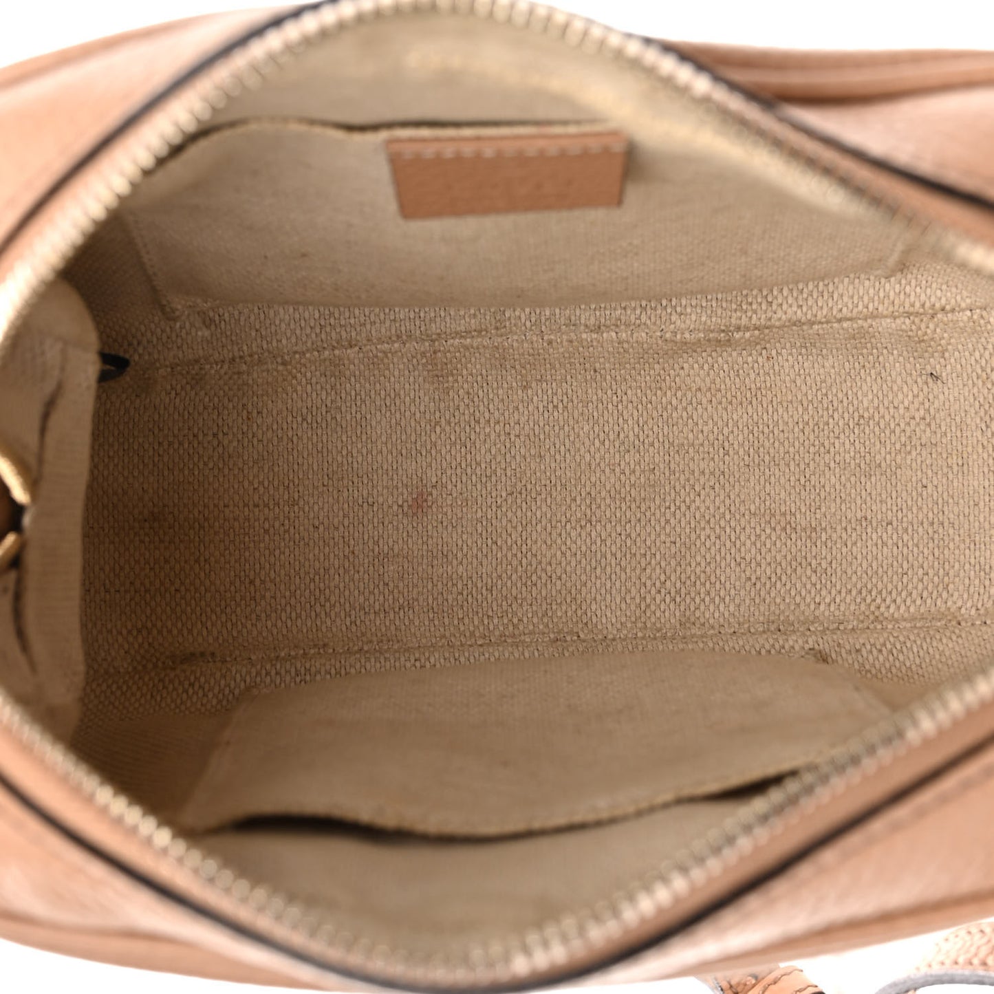 Pebbled Calfskin Small Soho Disco Bag Camelia