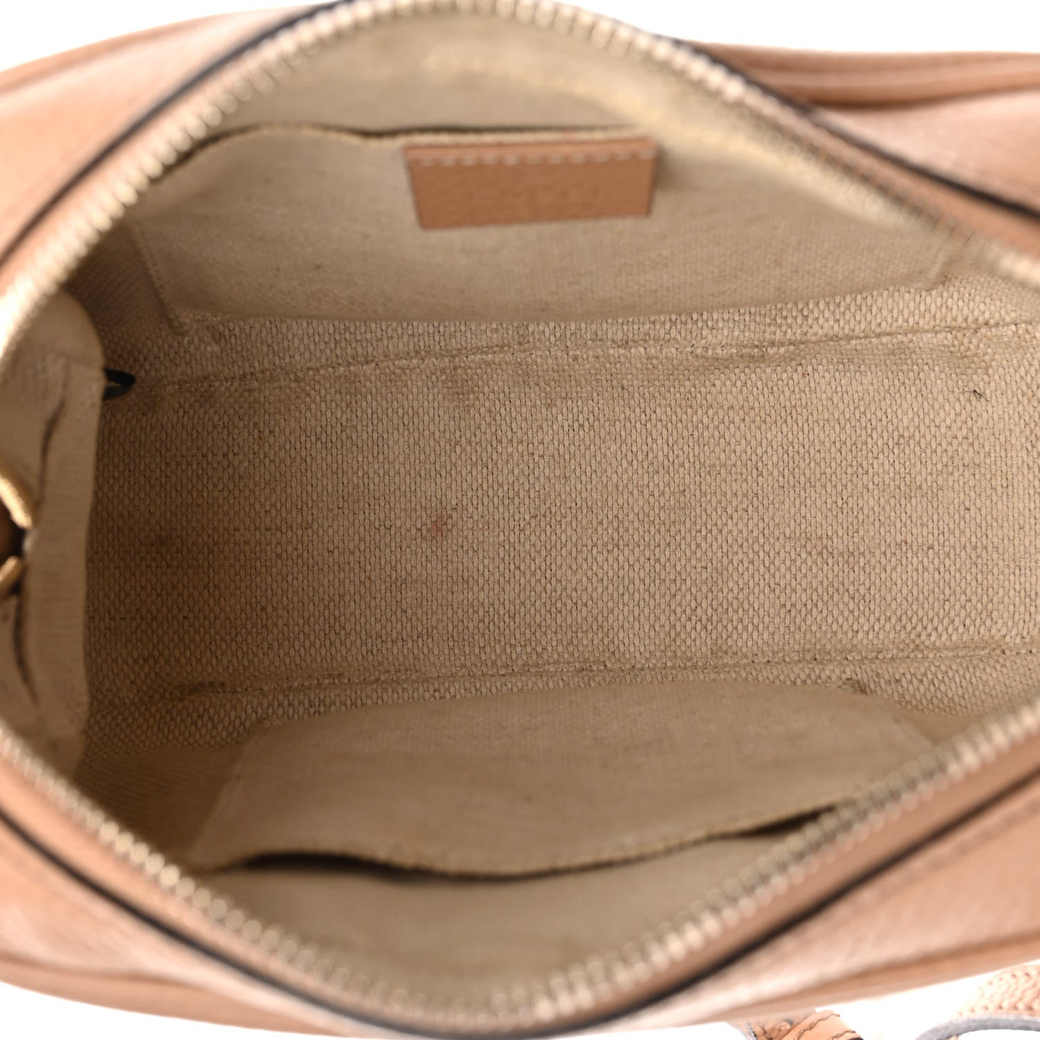 Gucci Pebbled Calfskin Small Soho Disco Bag Camelia 5 of 12