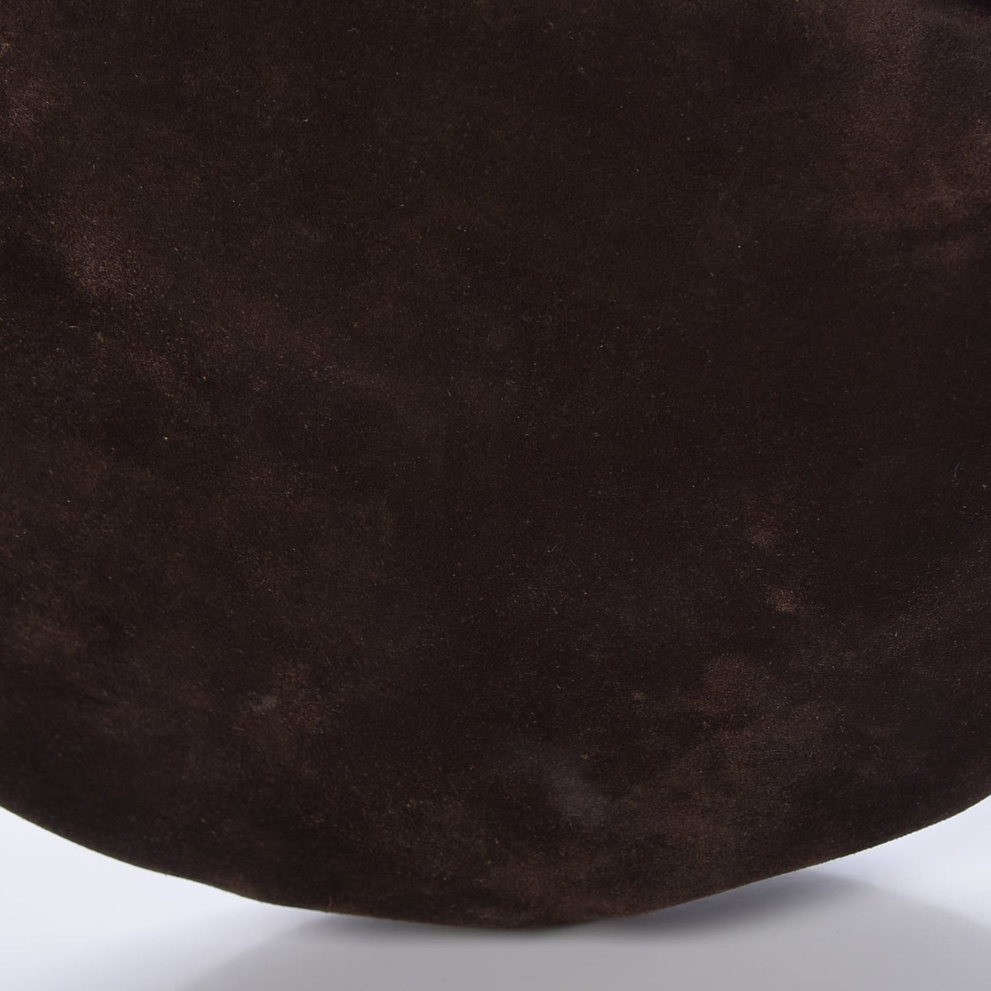 Suede Horsebit Embossed Glam Hobo Dark Brown