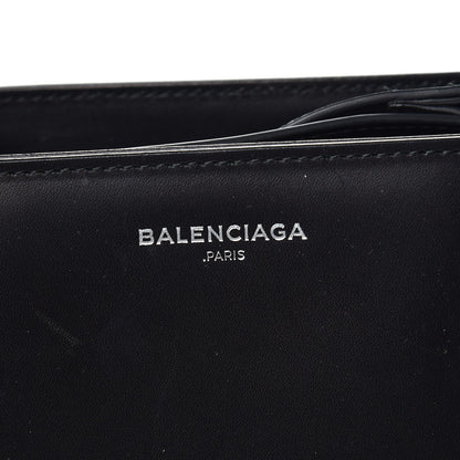 Balenciaga Calfskin Karung Padlock Nude Work S Top Handle Black Electric Bleu 7 of 17
