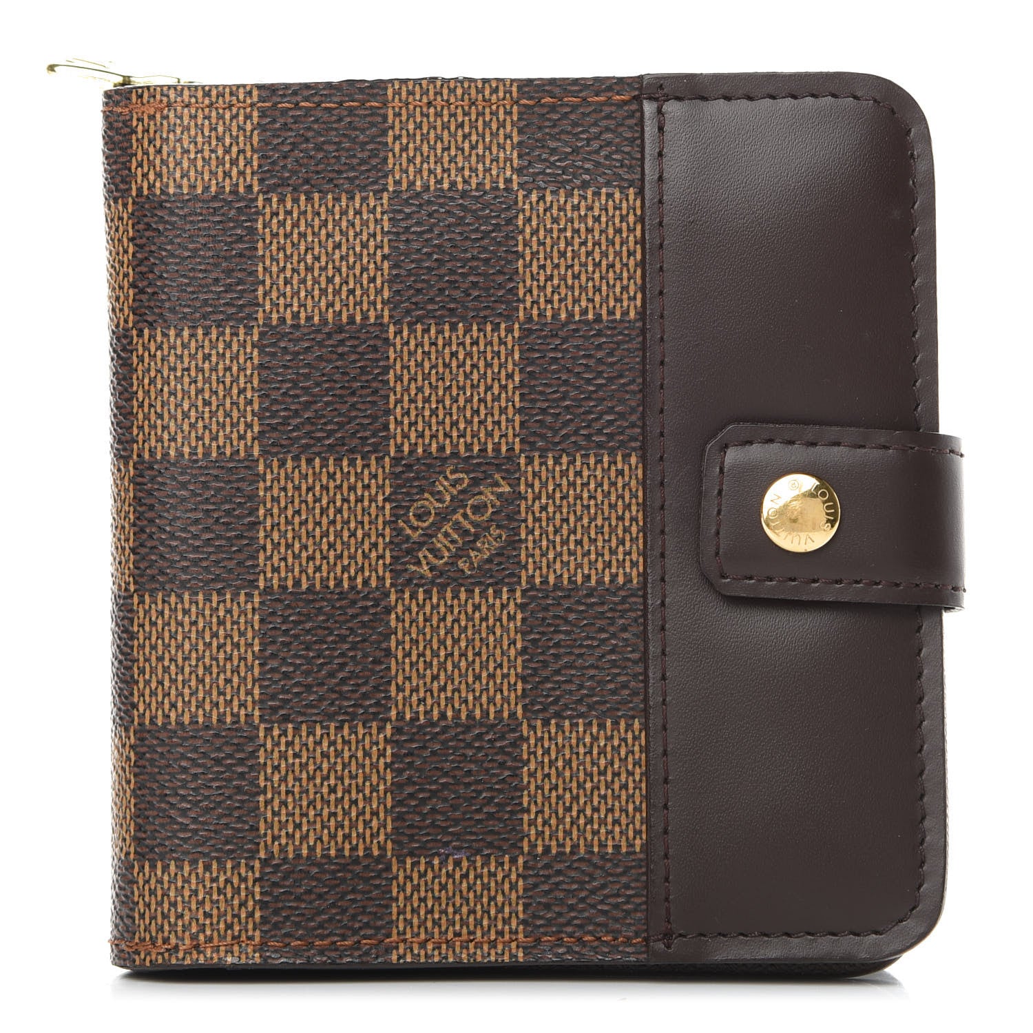 Louis Vuitton Damier Ebene Zippe Zipped Compact Wallet 1 of 7