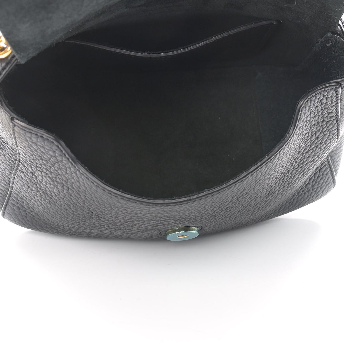 Heavy Grain Calfskin Mini Keeley Black