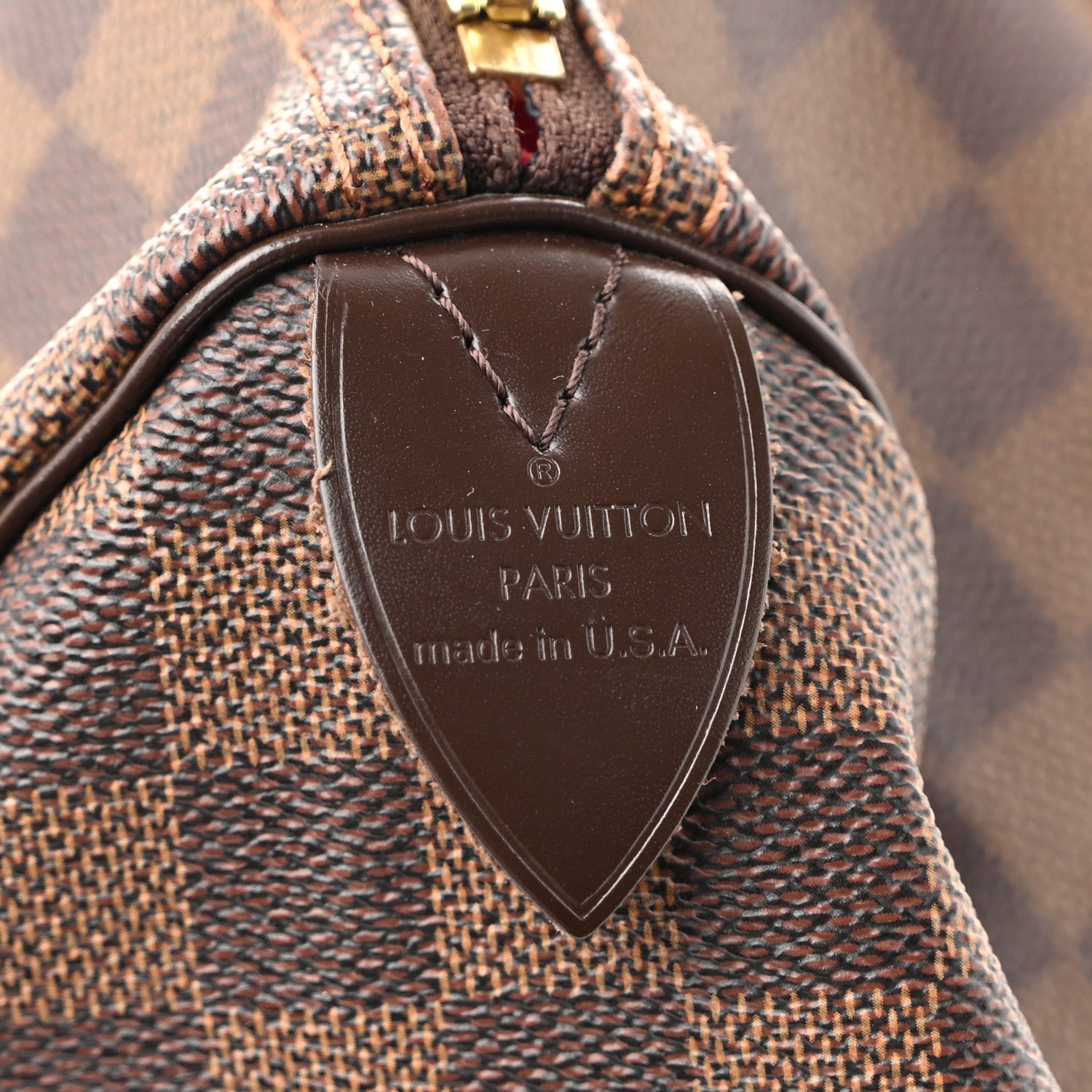 Louis Vuitton Damier Ebene Speedy 35 6 of 12
