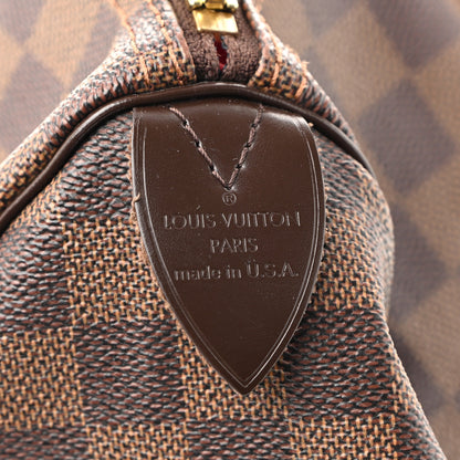 Louis Vuitton Damier Ebene Speedy 35 6 of 12
