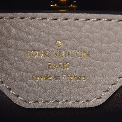 Louis Vuitton Taurillon Capucines BB Galet 9 of 11