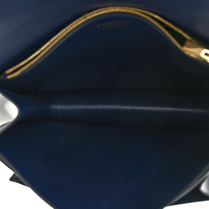 Salvatore Ferragamo Calfskin Marisol Top Handle Shoulder Bag Navy 5 of 10