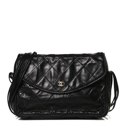 Chanel Lambskin Stitched Small Single Flap Black 2 of 13