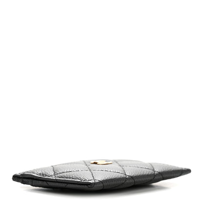 Chanel Caviar Quilted Card Holder Black 4 of 11